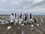 Lunch time at the decoy spread in NW Missouri