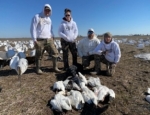 hunters with a few geese in NW Missouri